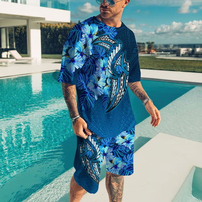 Polynesia No 7 Combo T Shirt Broad Short Traditional Tattoo