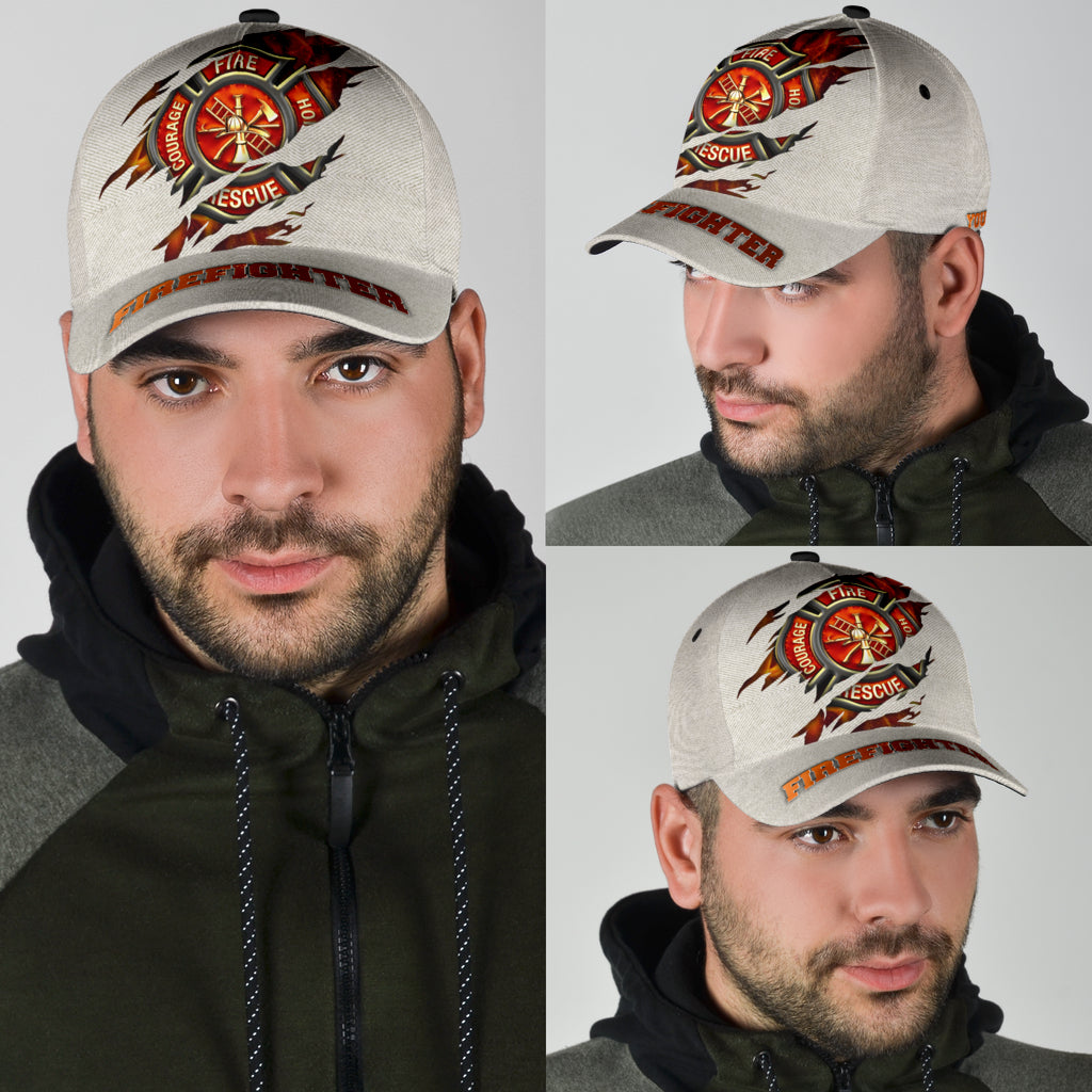 Customize Name Firefighter Classic Cap
