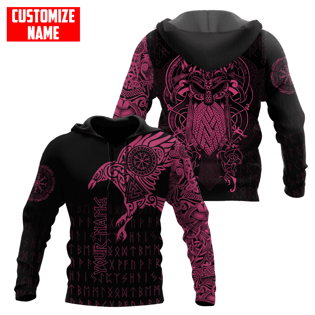 Premium Raven Of Odin Tattoo 3D All Over Printed Shirts