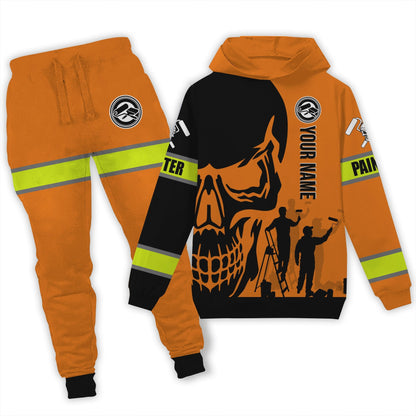Tmarctee Customized Name House Painter 3D All Over Printed Combo Hoodie + Sweatpant HP17 NTN23102103