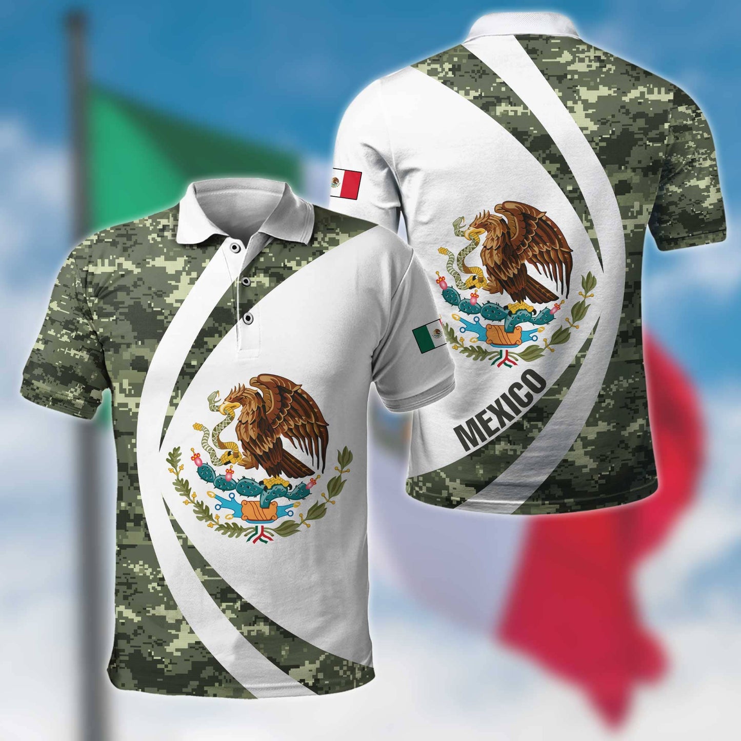 Mexico Hoodie Persionalized 3D All Over Printed Shirts