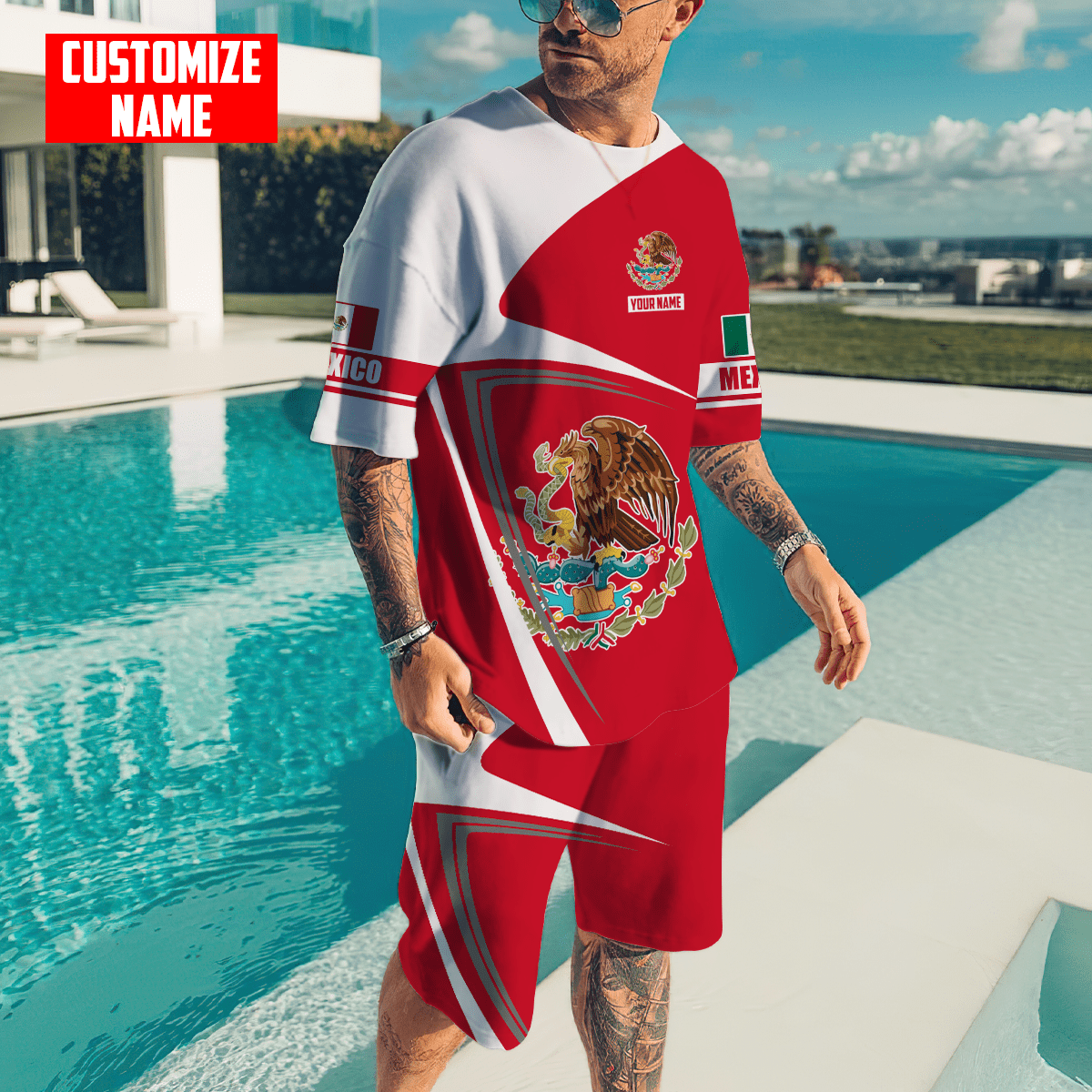 Persionalized Mexico 3D All Over Printed Unisex Shirts DA25062105