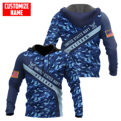 Premium Unique U.S Air Force Veteran Polo All Over Printed Personalized Shirt