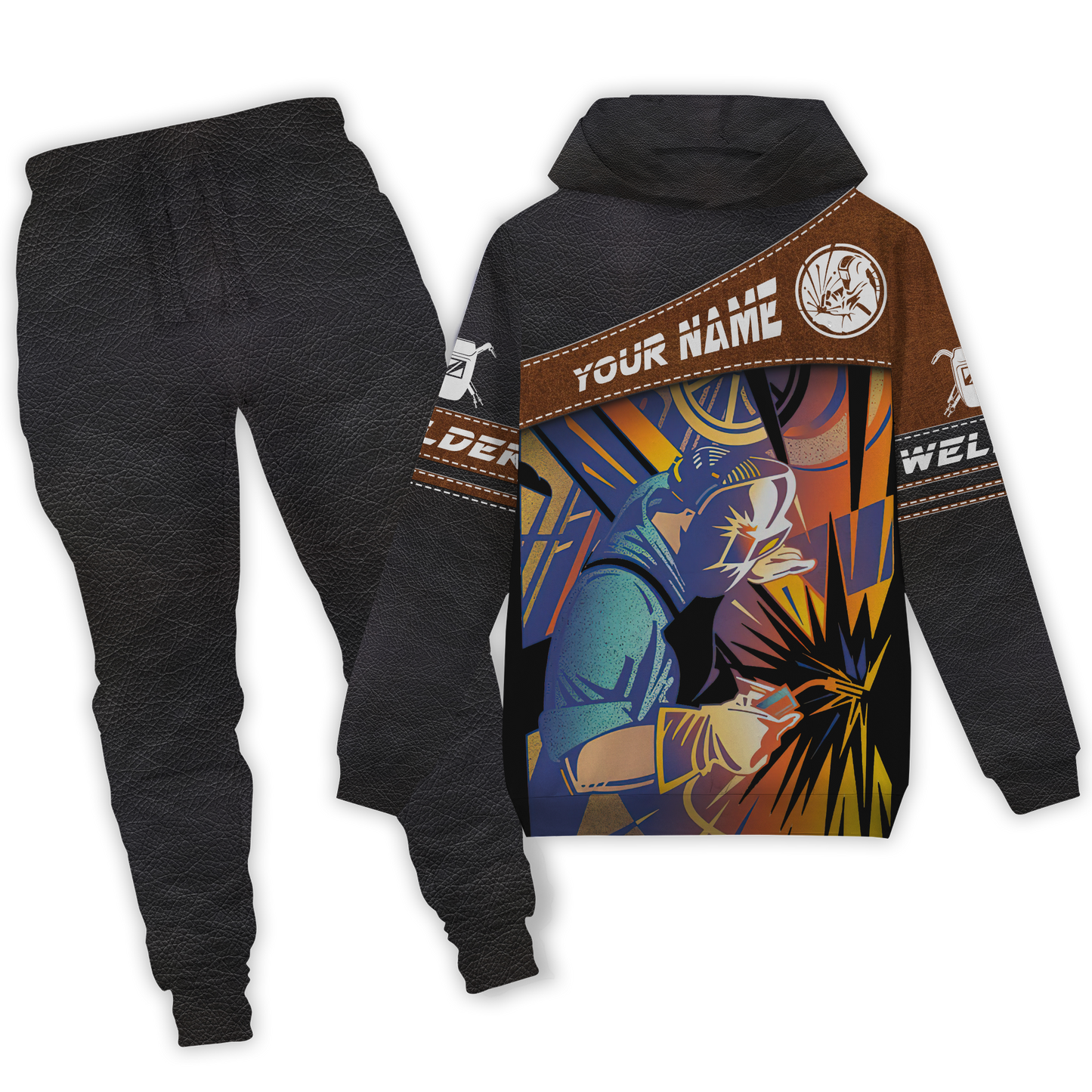 Tmarc Tee Personalized Welder Sweatpant & Hoodie Welding Combo
