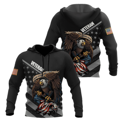 Premium Unique Veterans Polo Shirts Ultra Soft And Comfort Black Collar Black