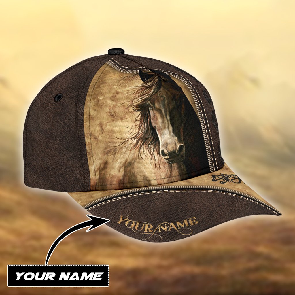 Personalized Name Horse Classic Cap