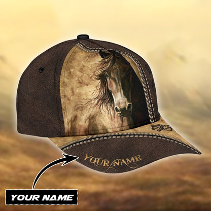Personalized Name Horse Classic Cap