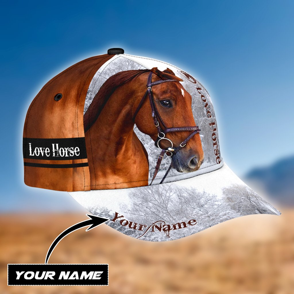 Personalized Name Horse Classic Cap