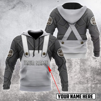Personalized Name Carpenter 3D All Over Printed Unisex Shirts Metal Pattern Ver 4