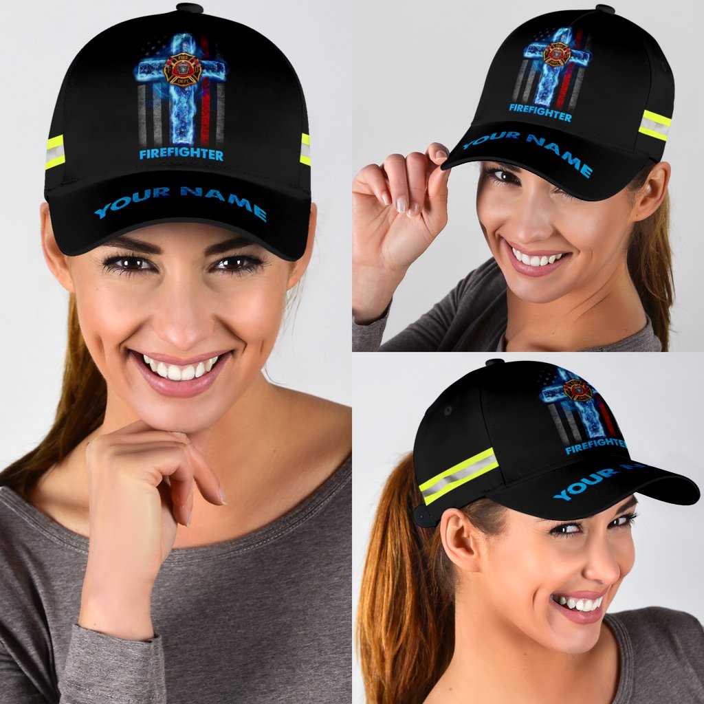 Customize Name Firefighter Classic Cap