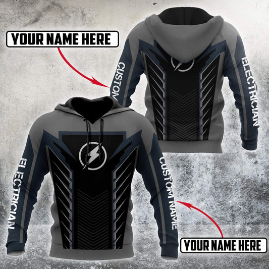 Customize Name Electrician Hoodie For Men And Women HHT23042101