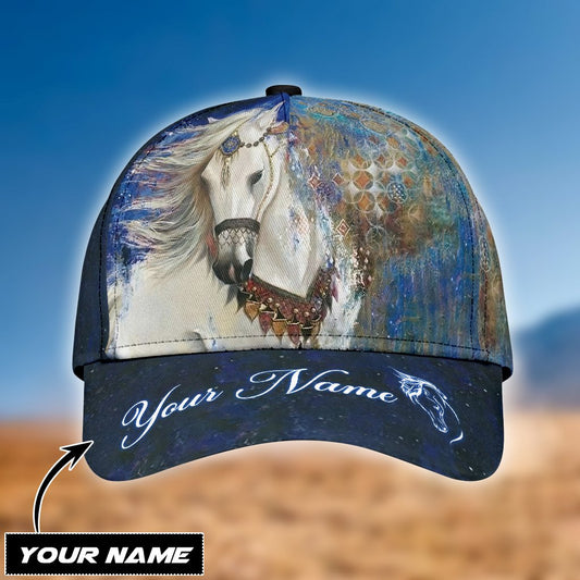 Personalized Name Horse Classic Cap