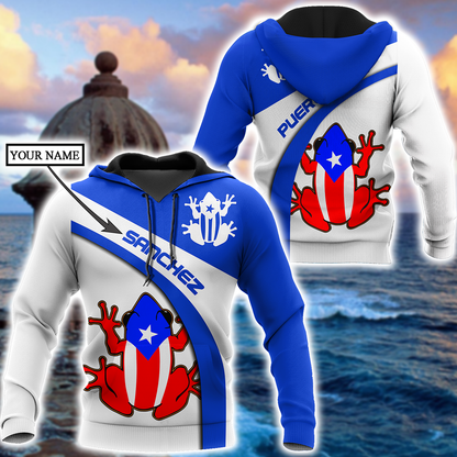 Customize Name Puerto Rico Shirts For Men And Women