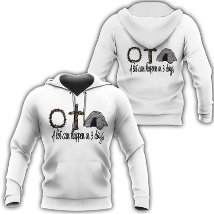 A Lot Can Happen in 3 Days - T-Shirt Style for Men and Women
