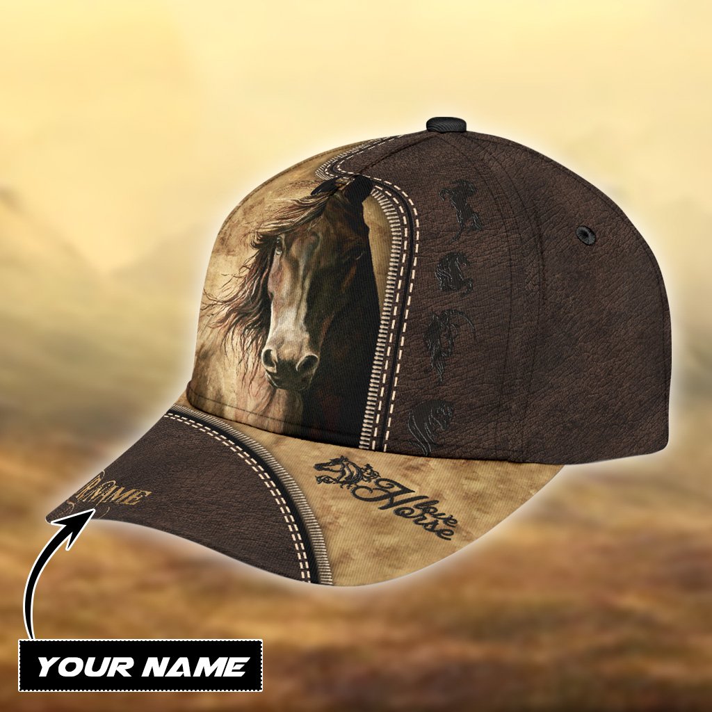 Personalized Name Horse Classic Cap