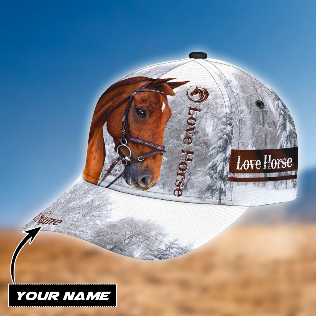 Personalized Name Horse Classic Cap