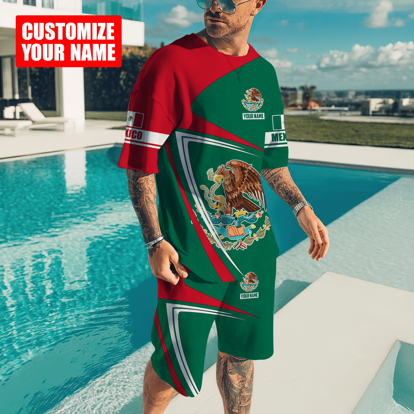 Persionalized Mexico 3D All Over Printed Unisex Shirts DA23062101