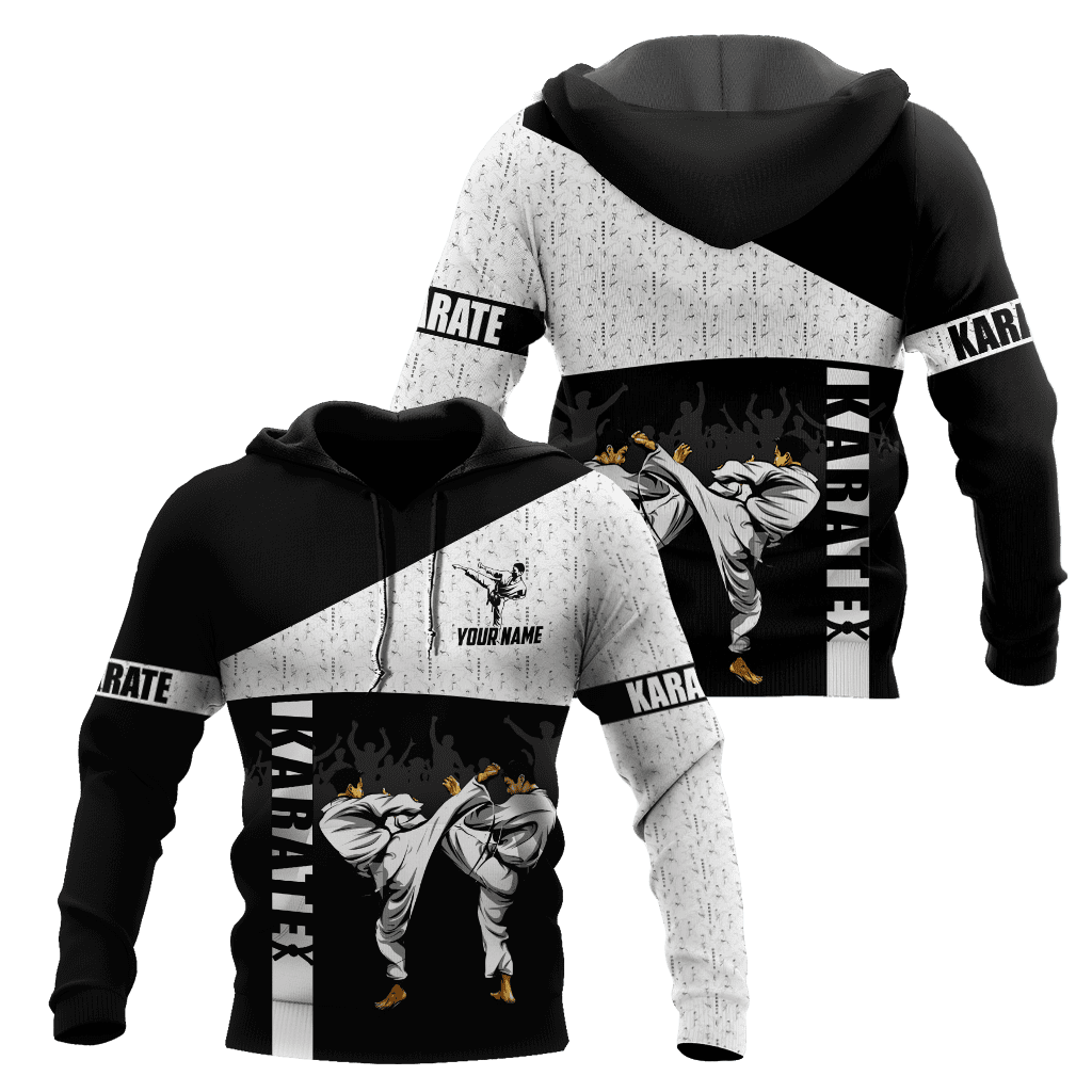 Customize Name Karate 3D All Over Printed Unisex Shirts