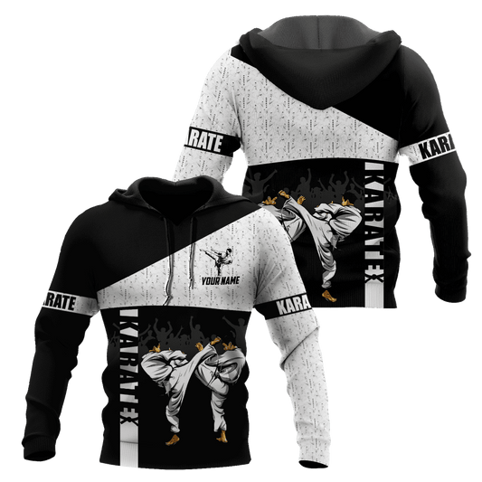 Customize Name Karate 3D All Over Printed Unisex Shirts