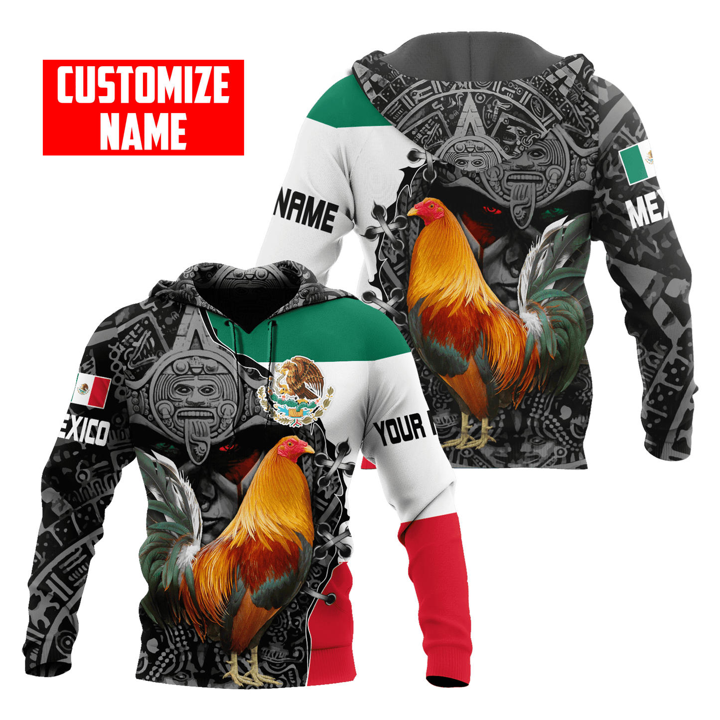 Personalized Rooster 3D Printed Unisex Shirt DA10072005VH