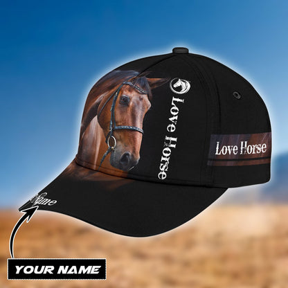 Personalized Name Horse Classic Cap