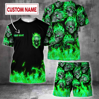 Skull 3D All Over Printed Unisex Shirts