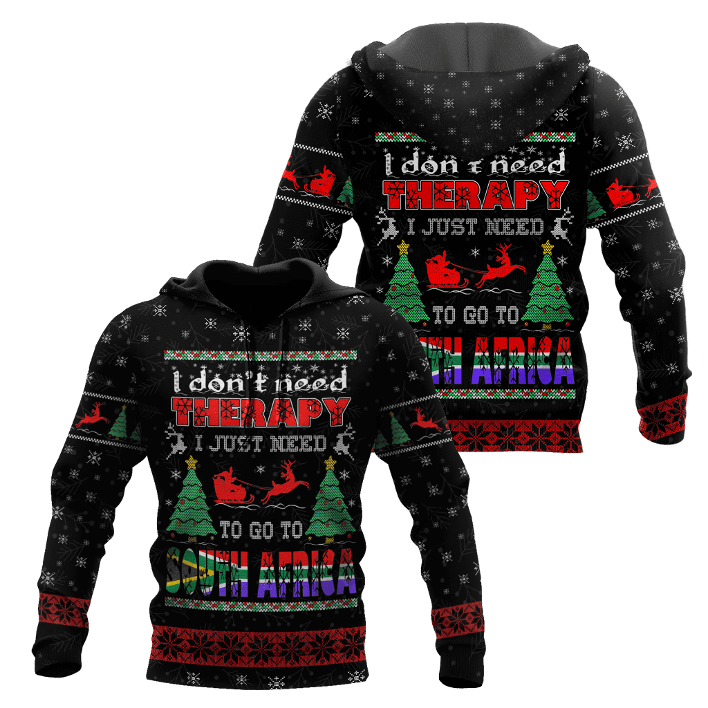I Don’t Need Therapy I Just Need To Go To South Africa 3D Over Printed Hoodie DA30072102