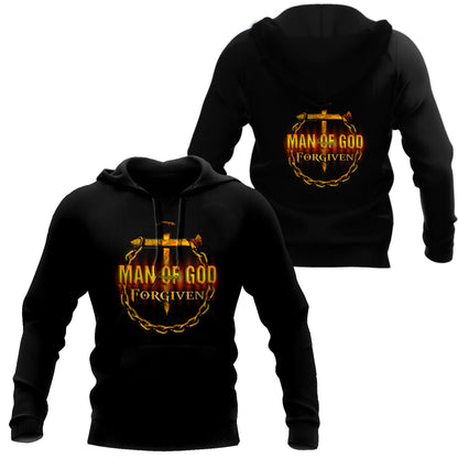 Man of God Forgiven - T-Shirt Style for Men and Women
