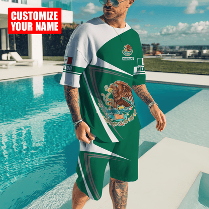 Persionalized Mexico 3D All Over Printed Unisex Shirts