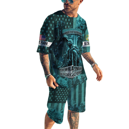 US Veteran You Will Never Be Forgotten 3D All Over Printed Unisex Shirts HN14102102