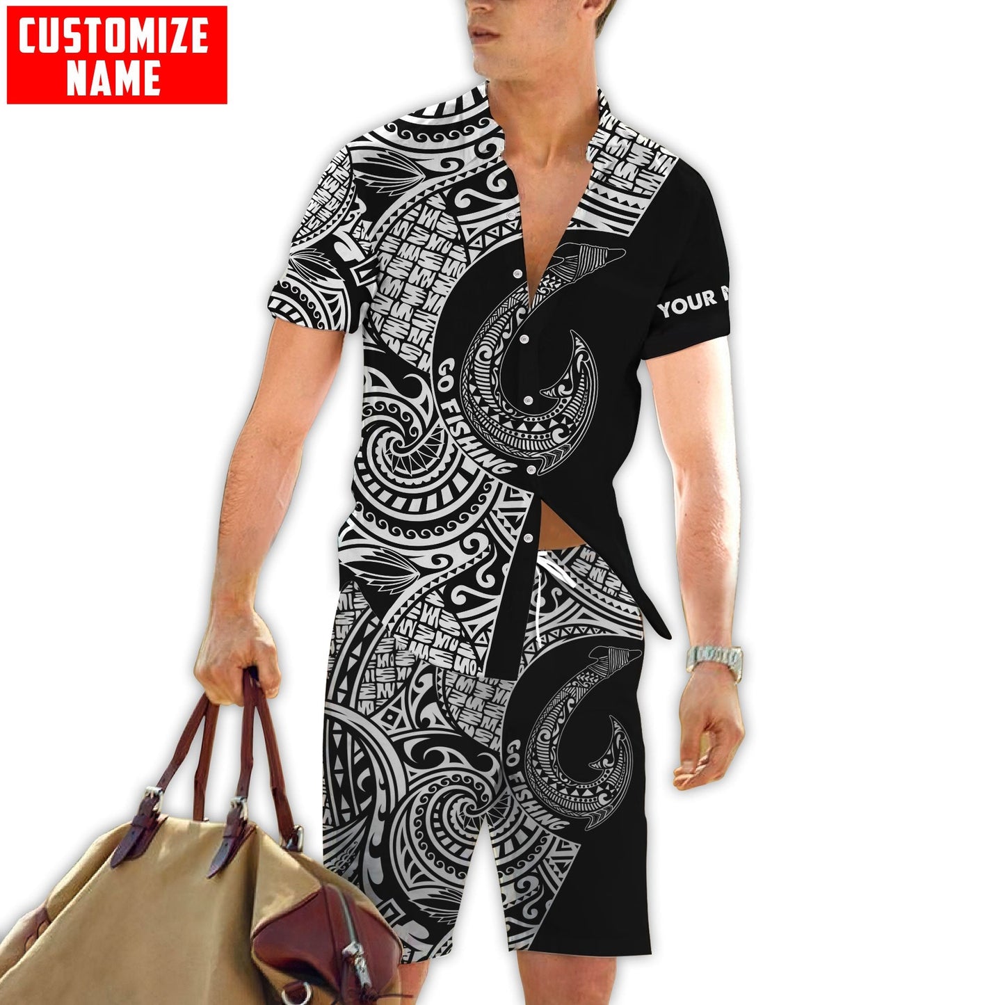 Polynesia No 1 Combo Shirt BoardShort Personalized Name