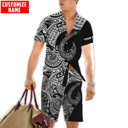 Polynesia No 1 Combo Shirt BoardShort Personalized Name
