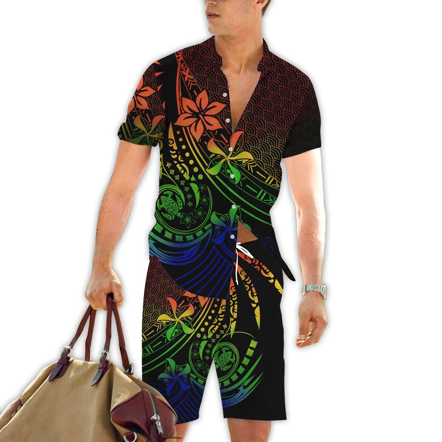 Polynesia No 8 Combo Shirt BoardShort