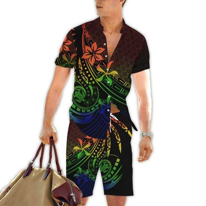 Polynesia No 8 Combo Shirt BoardShort
