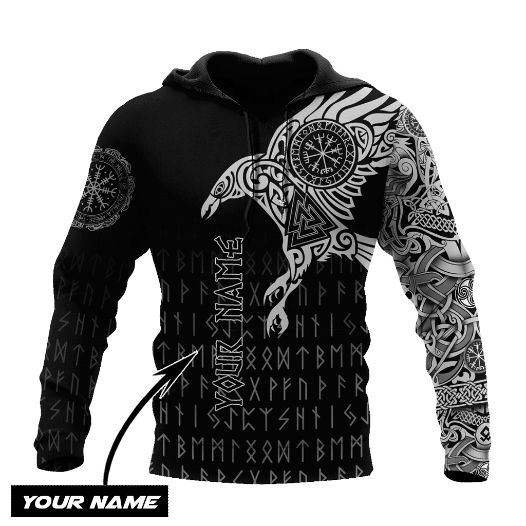 Premium Raven Of Odin Tattoo 3D All Over Printed Shirts