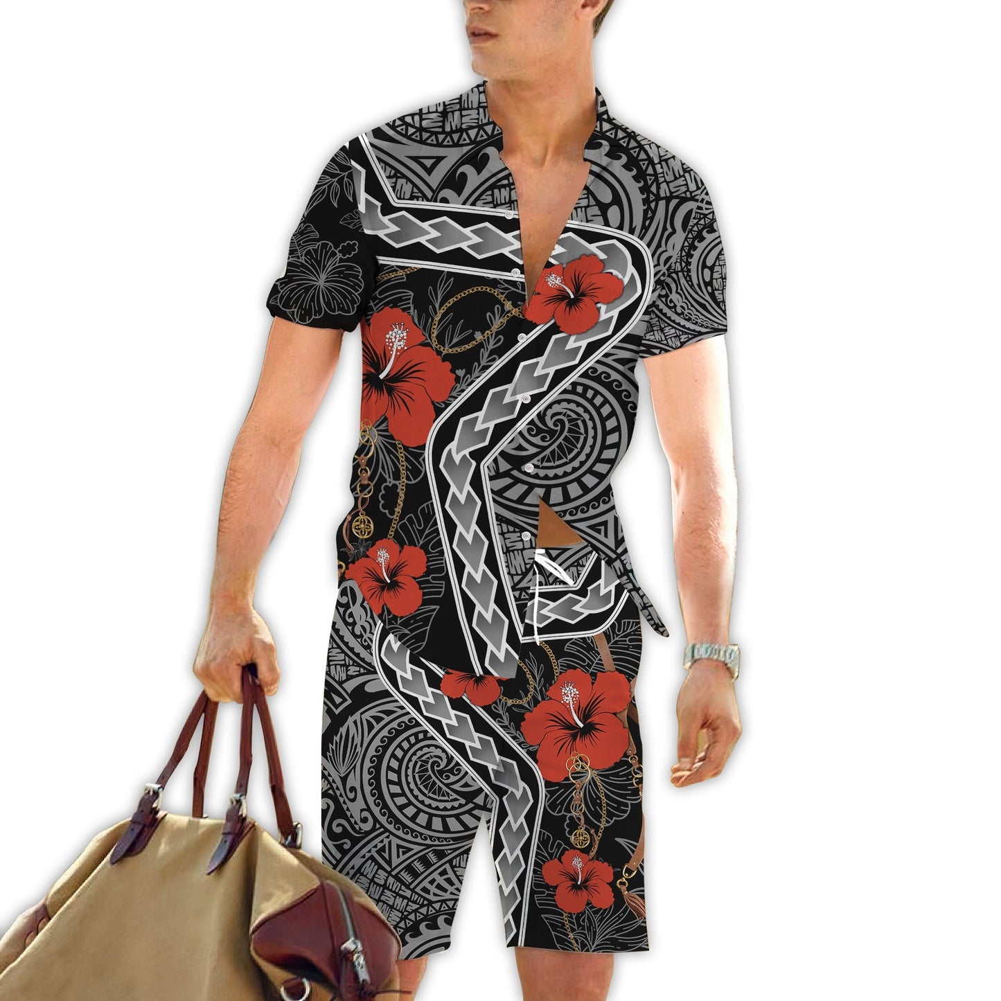 Polynesia No 6 Combo Shirt BoardShort