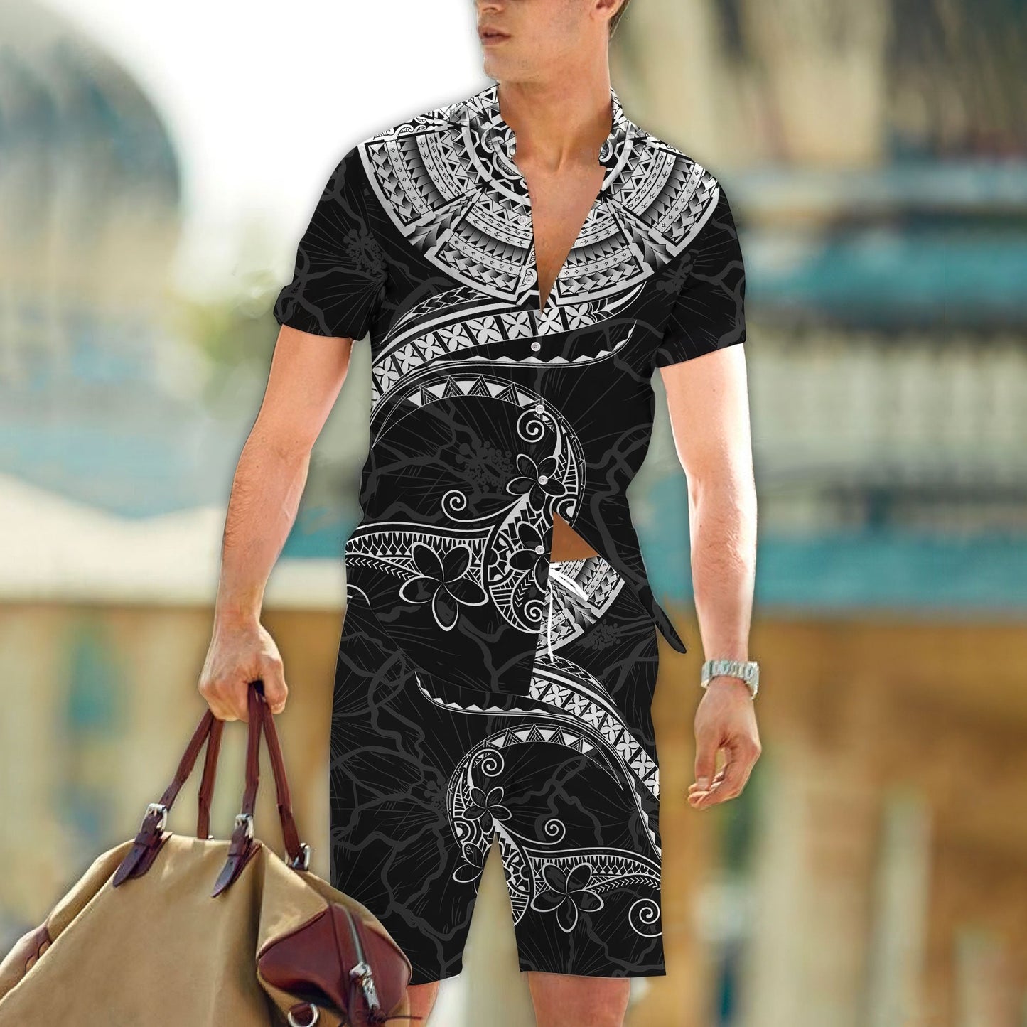 Polynesia No 21 Combo Shirt BoardShort