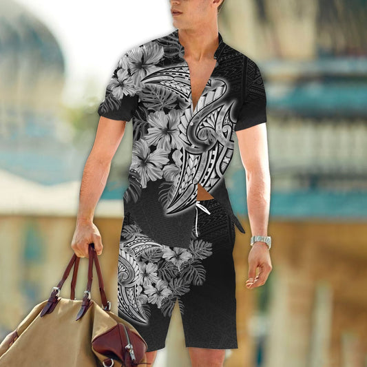 Polynesia No 13 Combo Shirt BoardShort