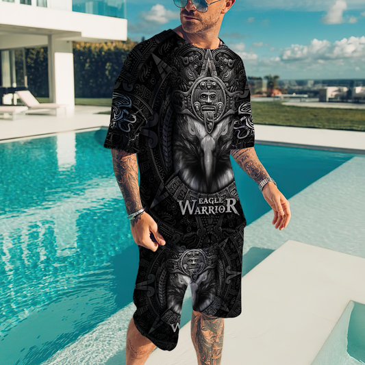 Mexico Combo T-shirt and Short 3D All Over Printed