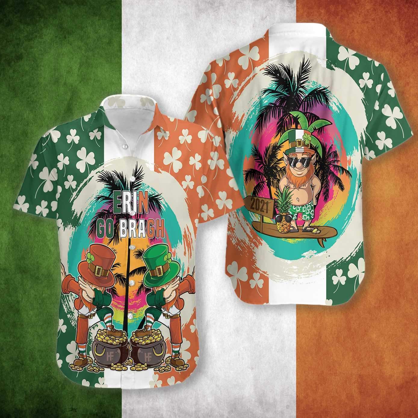 Irish Saint Patrick Day 3D All Over Printed Hawaii Shirt
