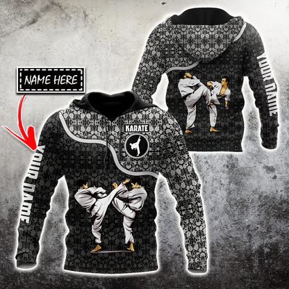 Customize Name Karate Hoodie For Men And Women TNA18032106