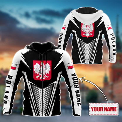 Personalized Polska 3D All Over Printed Unisex Hoodie