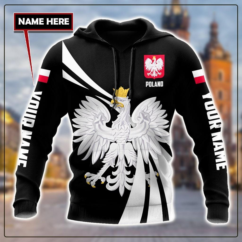 Personalized Polska 3D All Over Printed Unisex Hoodie