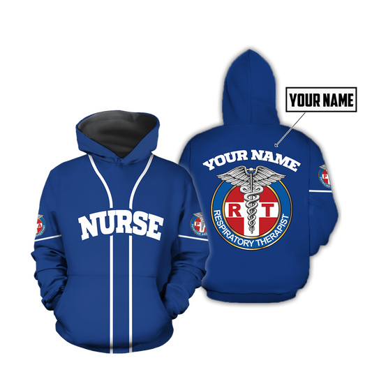 Premium Nurse Personalized Name 3D All Over Printed Unisex Shirts