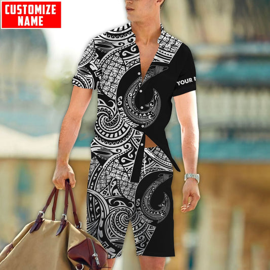 Polynesia No 1 Combo Shirt BoardShort Personalized Name