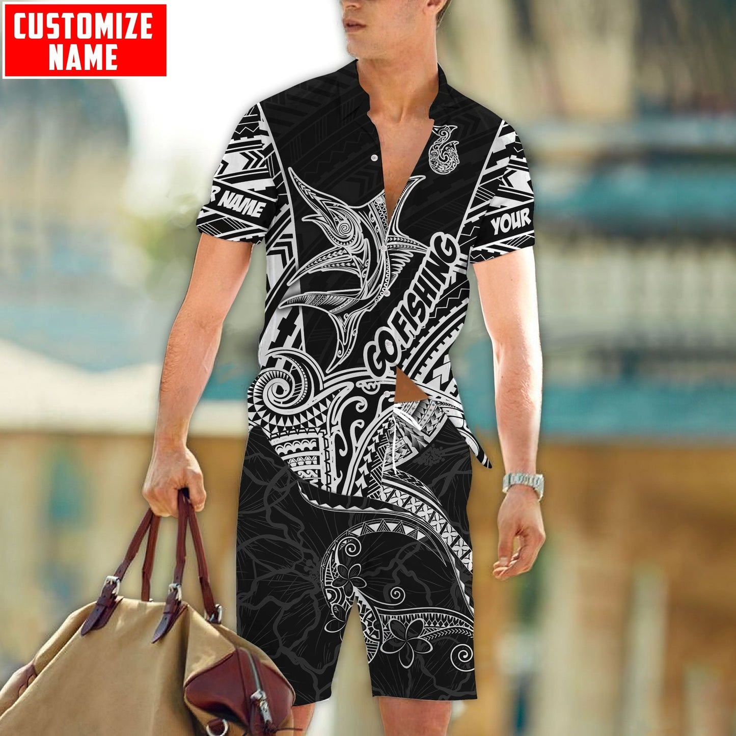 Polynesia No 22 Combo Shirt BoardShort
