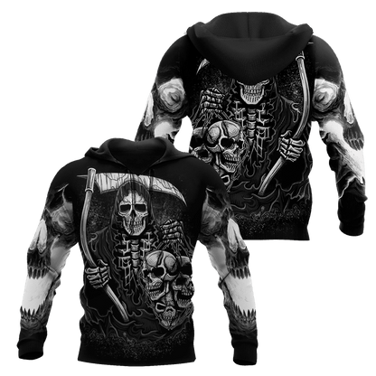 Tmarc Tee Skull 3D All Over Printed Unisex Shirts