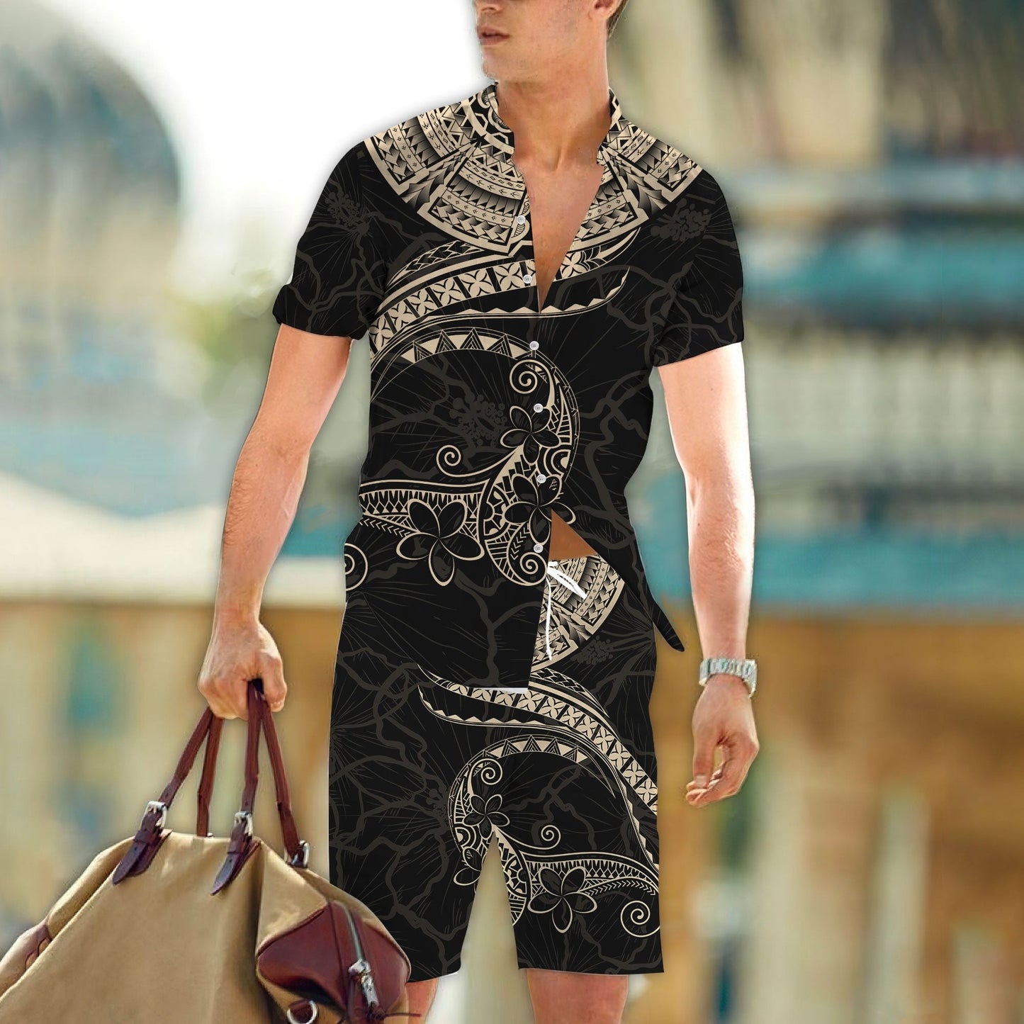 Polynesia No 21 Combo Shirt BoardShort