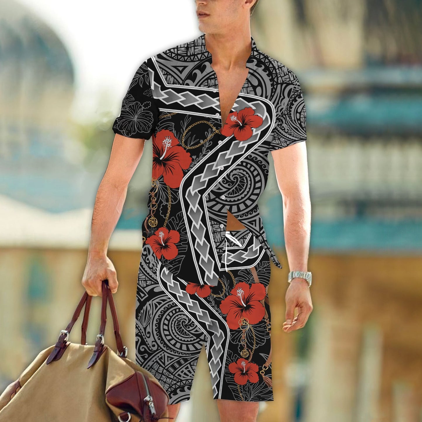 Polynesia No 6 Combo Shirt BoardShort