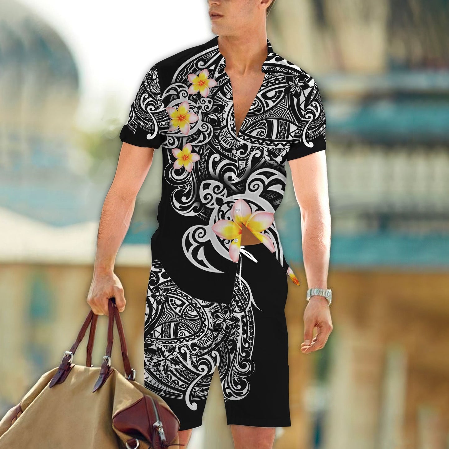 Polynesia No 3 Combo Shirt BoardShort